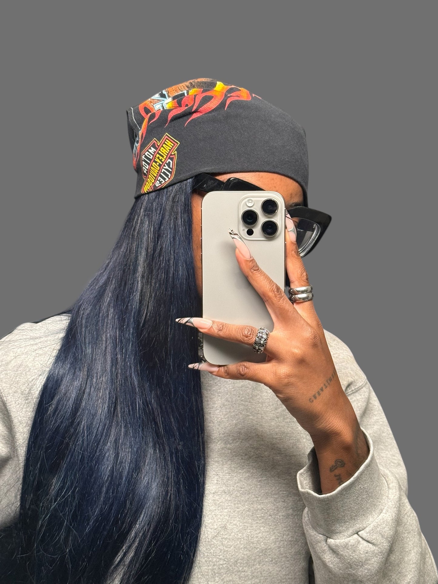 Reworked Harley Davidson Bandana