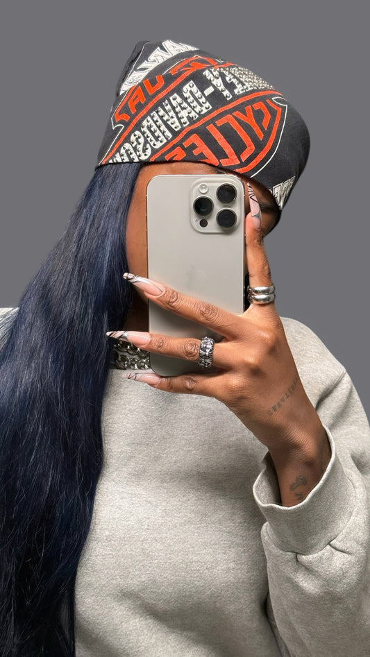 Reworked Harley Davidson Bandana