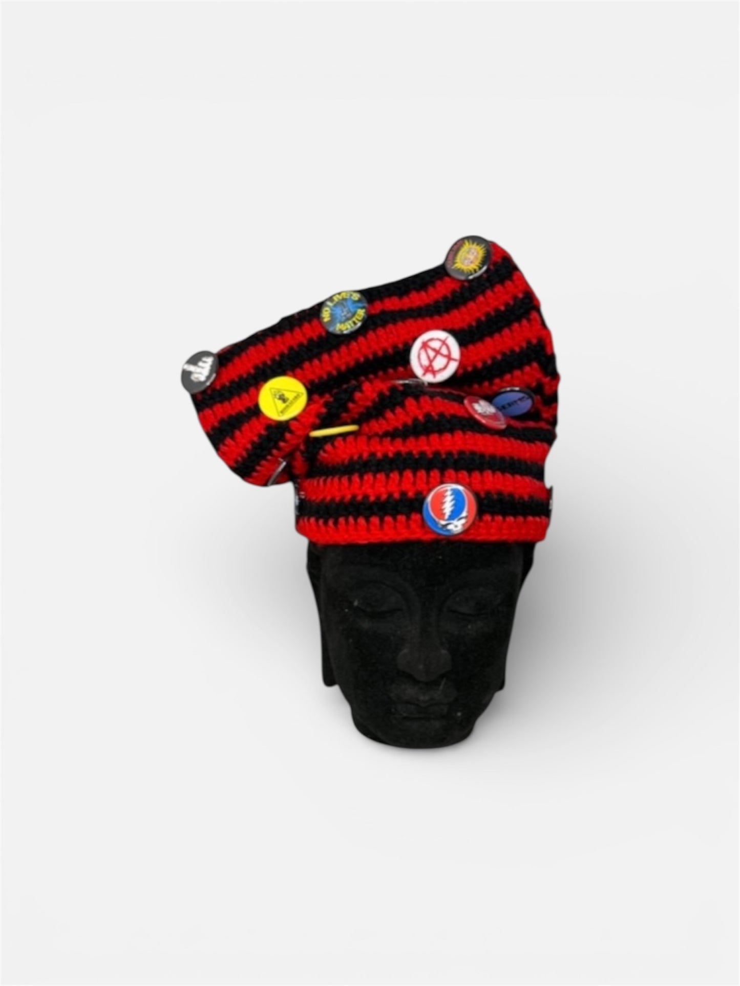 RED & BLACK ECL SRC BEANIE